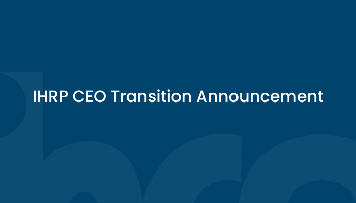 CEO Transition Annoucement